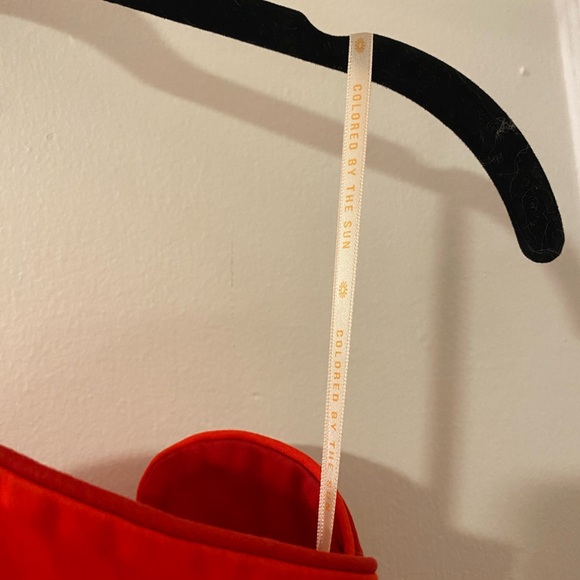 FARM Rio Strapless Red Heart Mini Dress - Picture 7 of 12